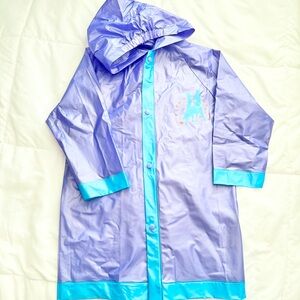 Disney Frozen Purple and Aqua Hooded Raincoat